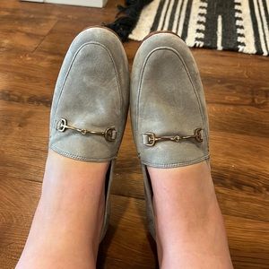Sam Edelman Blue Suede Loafers